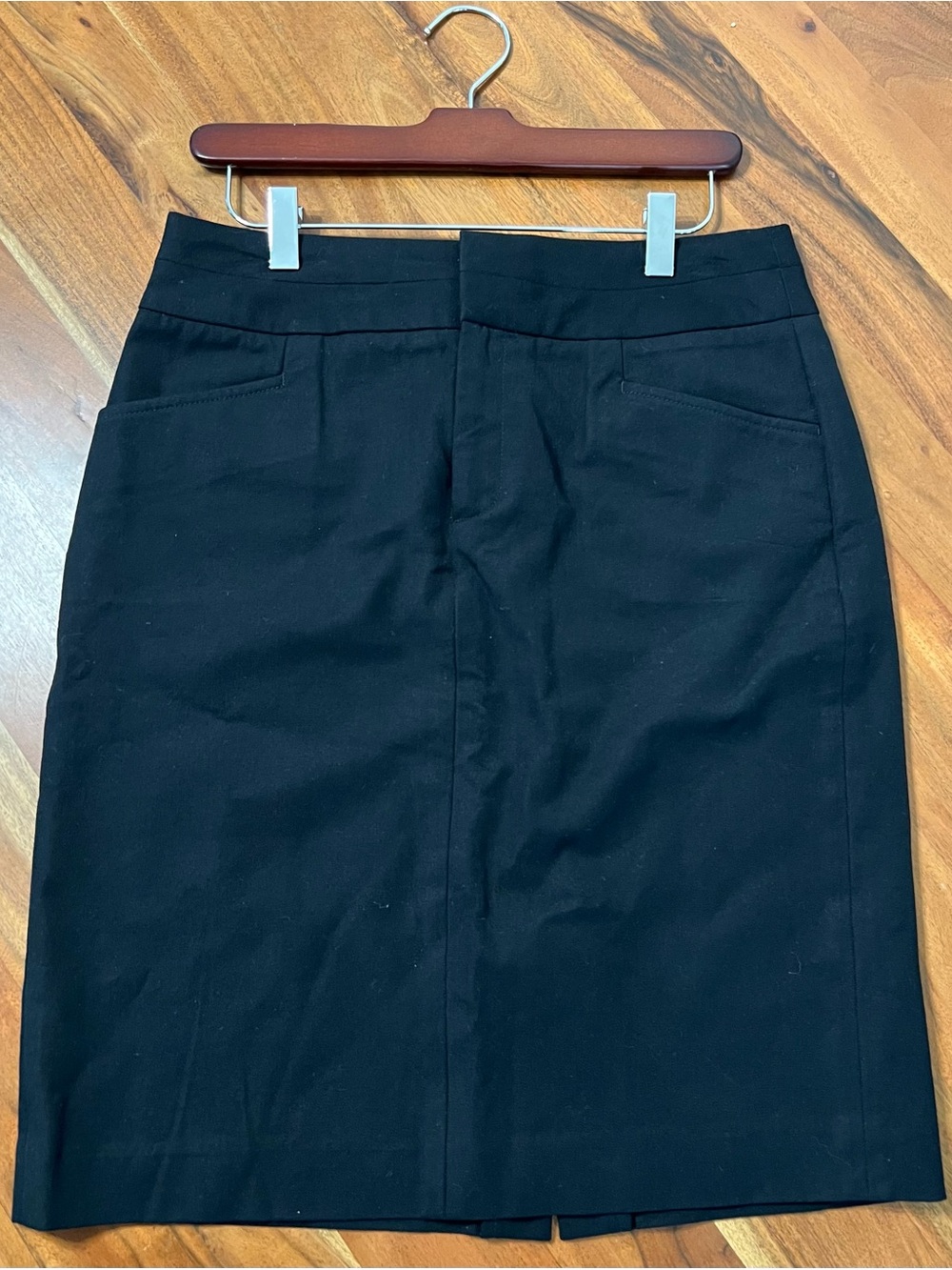 Banana Republic Black Tailored Pencil Skirt